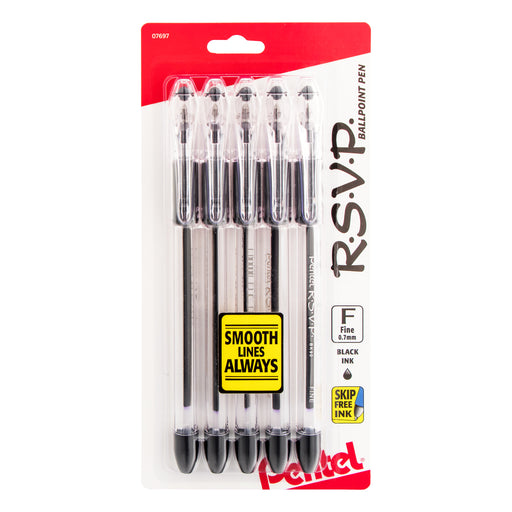 R.S.V.P.® Ballpoint Pens, 5 Pack – Pentel of America, Ltd.